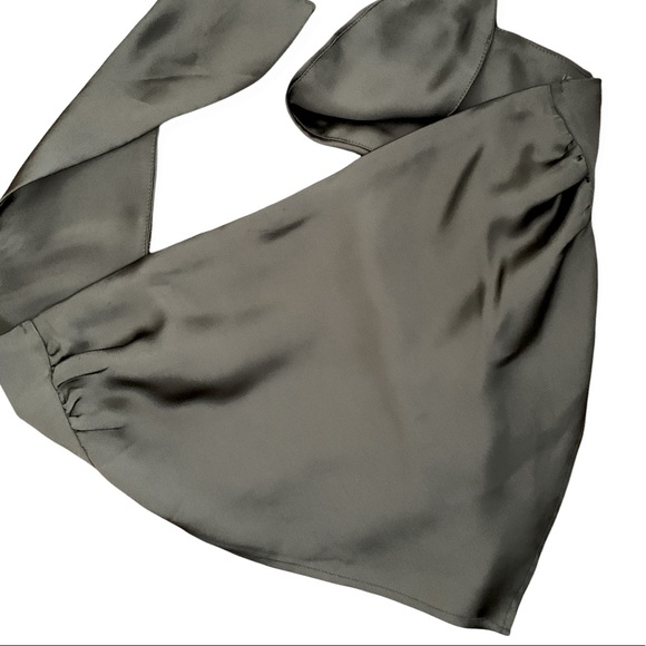 Satin Scarf Top - Picture 3 of 7